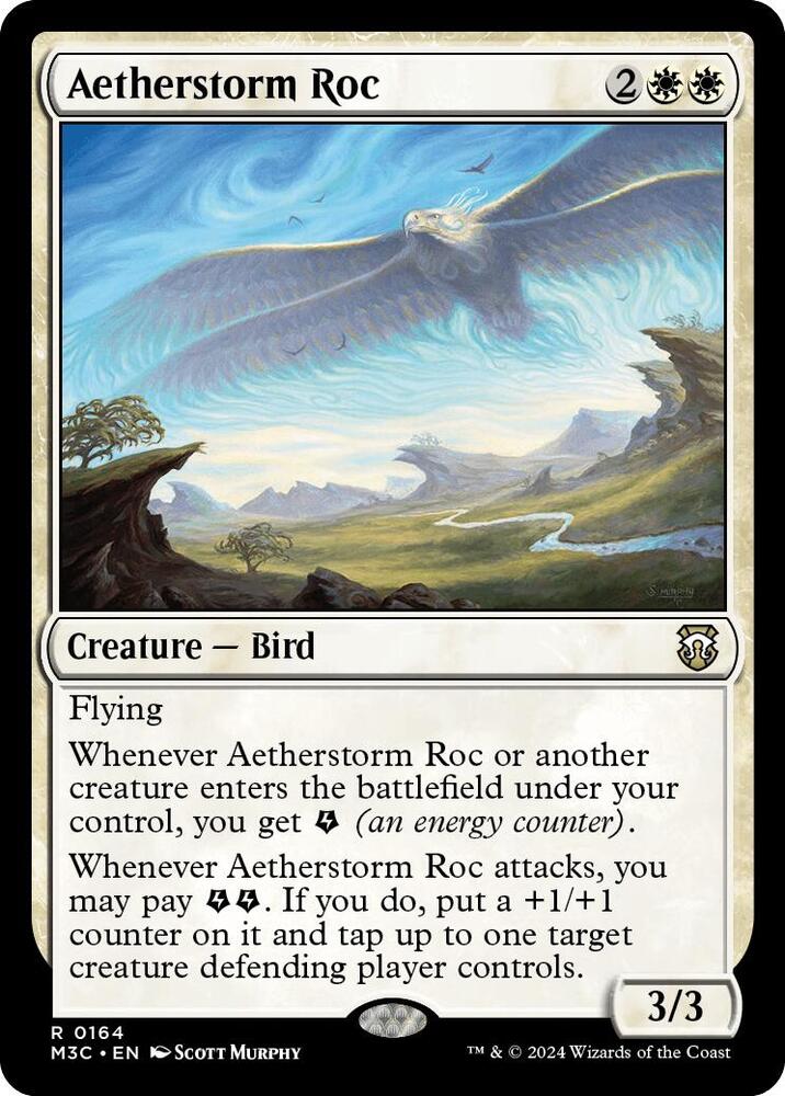 Aetherstorm Roc (Ripple Foil) [Commander: Modern Horizons 3] 164