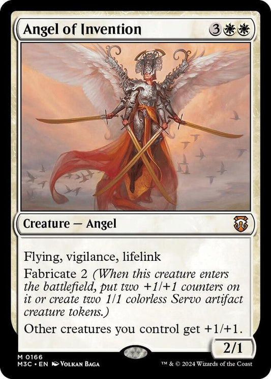 Angel of Invention (Ripple Foil) [Commander: Modern Horizons 3] 166