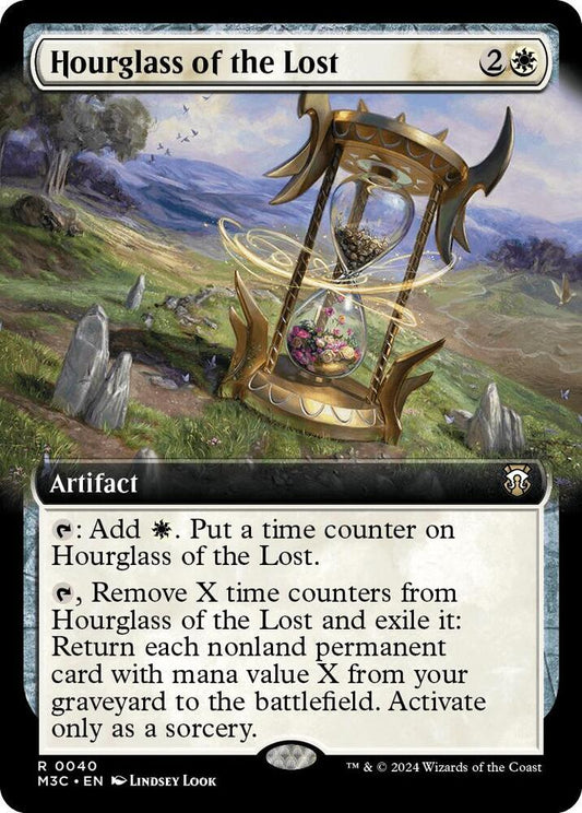 Hourglass of the Lost (Extended Art) (Ripple Foil) [Commander: Modern Horizons 3] 40