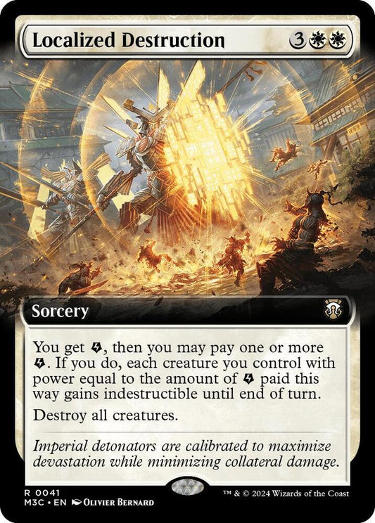 Localized Destruction (Extended Art) (Ripple Foil) [Commander: Modern Horizons 3] 41
