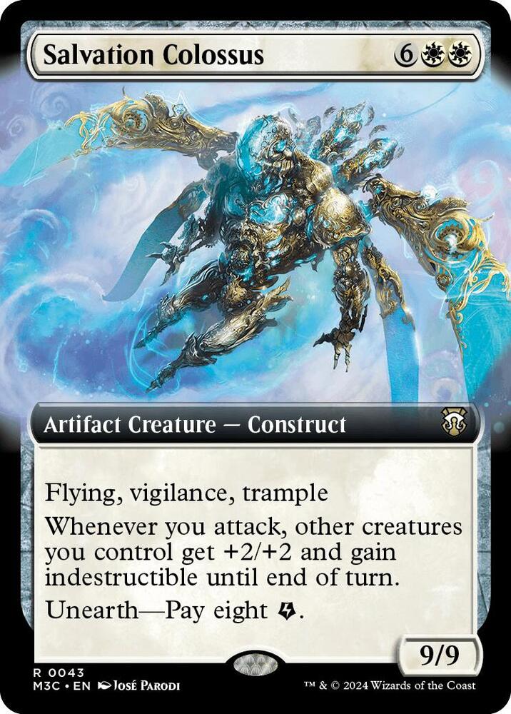 Salvation Colossus (Extended Art) (Ripple Foil) [Commander: Modern Horizons 3] 43