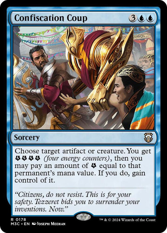 Confiscation Coup (Ripple Foil) [Commander: Modern Horizons 3] 178