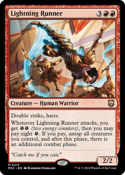Lightning Runner (Ripple Foil) [Commander: Modern Horizons 3] 215
