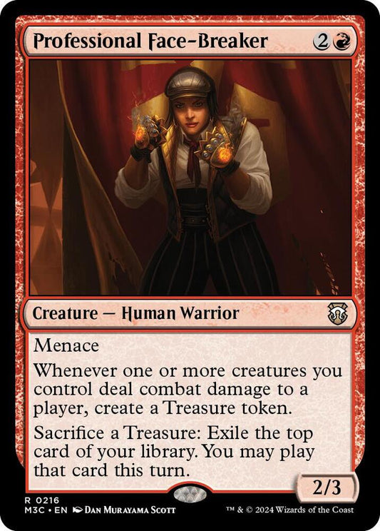 Professional Face-Breaker (Ripple Foil) [Commander: Modern Horizons 3] 216