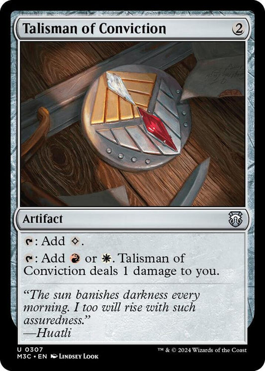 Talisman of Conviction (Ripple Foil) [Commander: Modern Horizons 3] 307
