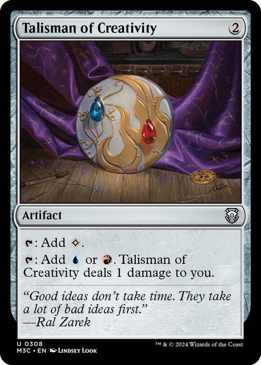 Talisman of Creativity (Ripple Foil) [Commander: Modern Horizons 3] 308