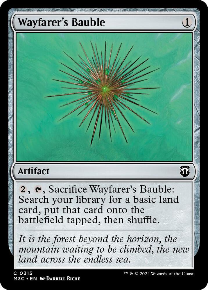 Wayfarer's Bauble (Ripple Foil) [Commander: Modern Horizons 3] 315