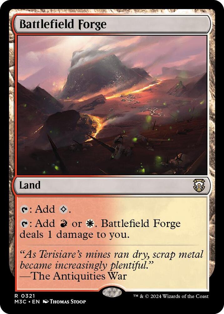 Battlefield Forge (Ripple Foil) [Commander: Modern Horizons 3] 321