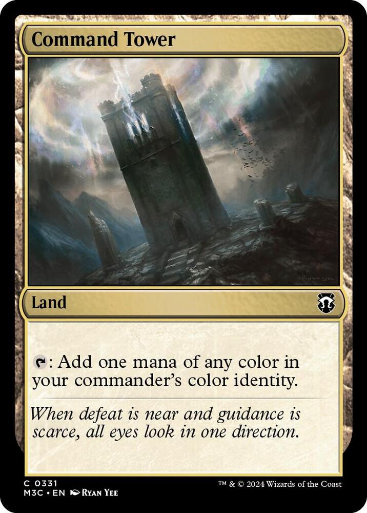 Command Tower (Ripple Foil) [Commander: Modern Horizons 3] 331