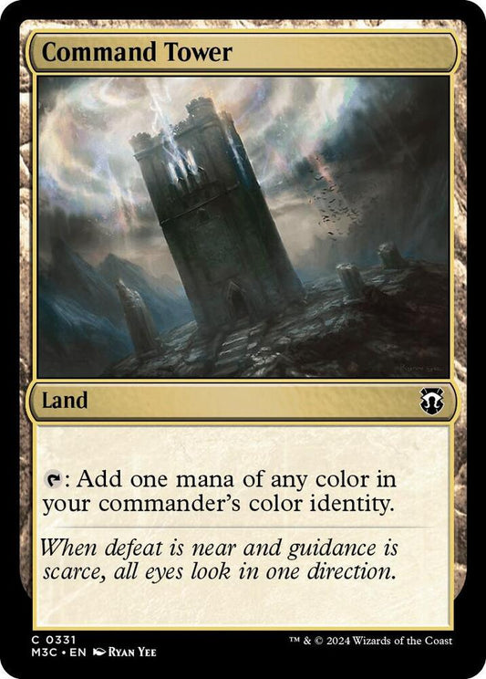 Command Tower (Ripple Foil) [Commander: Modern Horizons 3] 331