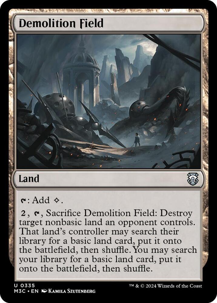 Demolition Field (Ripple Foil) [Commander: Modern Horizons 3] 335