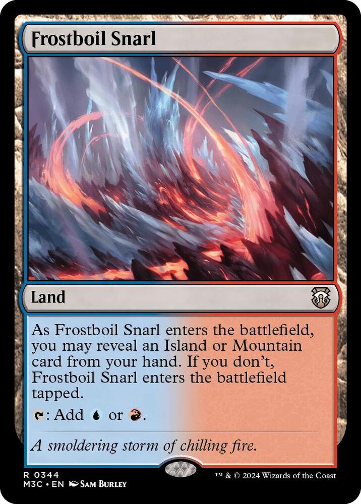 Frostboil Snarl (Ripple Foil) [Commander: Modern Horizons 3] 344