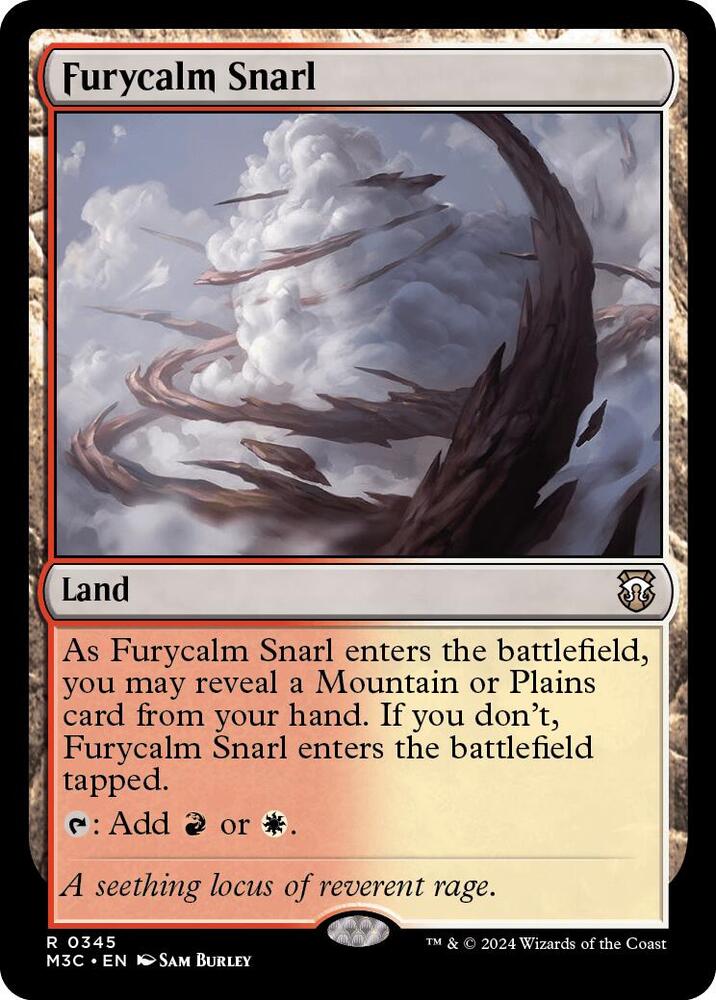Furycalm Snarl (Ripple Foil) [Commander: Modern Horizons 3] 345
