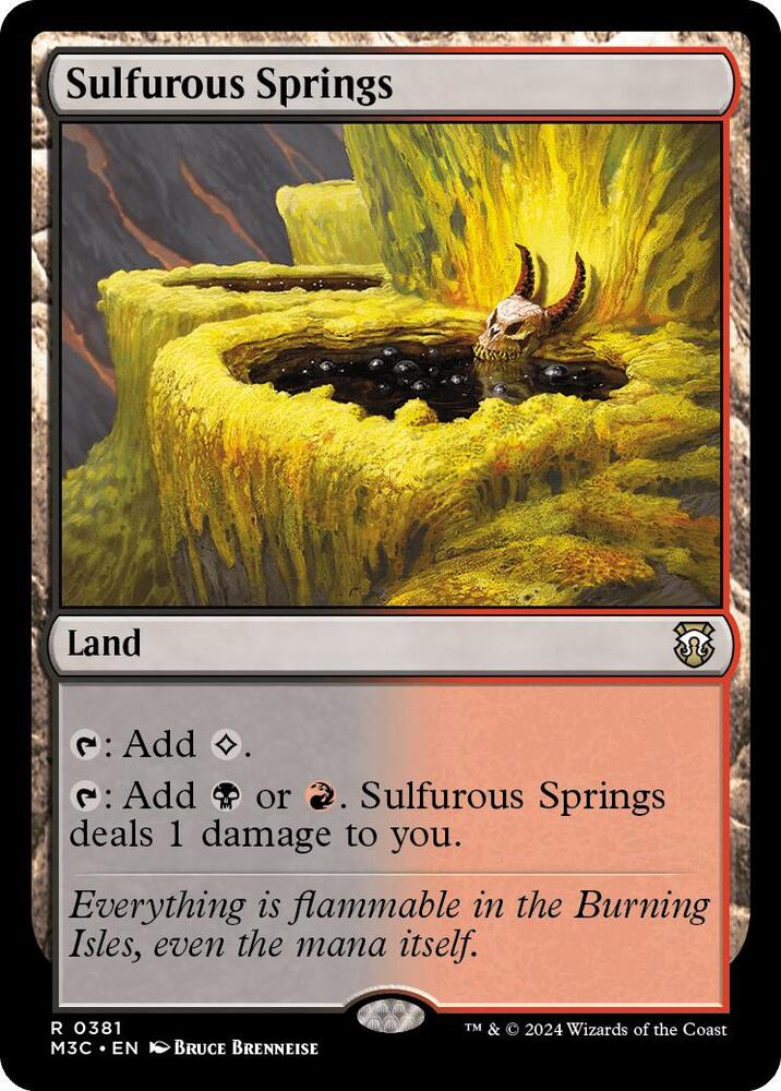 Sulfurous Springs [Commander: Modern Horizons 3] 381
