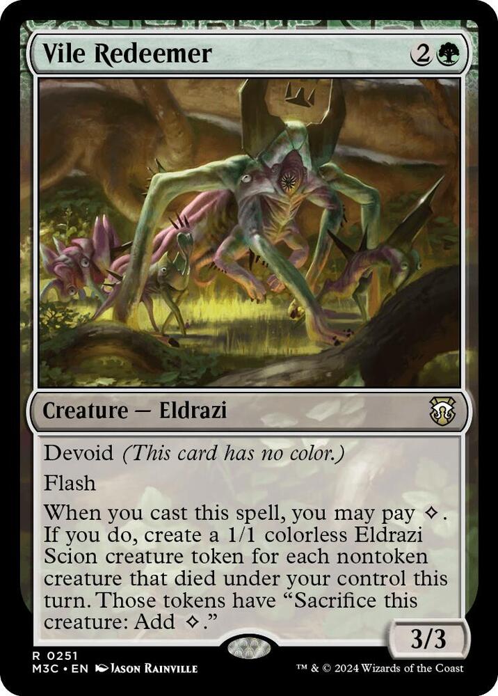 Vile Redeemer [Commander: Modern Horizons 3] 251