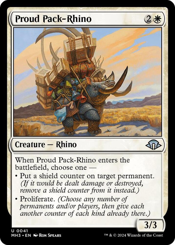 Proud Pack-Rhino [Modern Horizons 3] 41