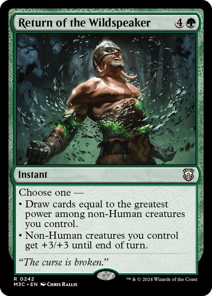Return of the Wildspeaker [Commander: Modern Horizons 3] 242