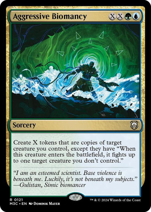 Aggressive Biomancy [Commander: Modern Horizons 3] 121