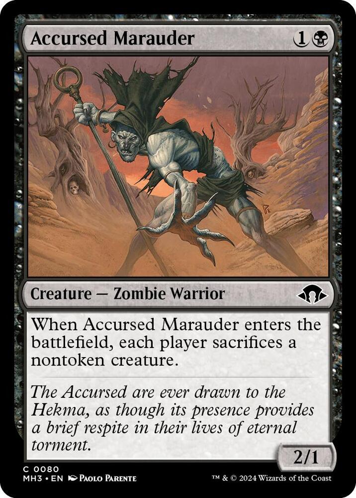 Accursed Marauder [Modern Horizons 3] 80