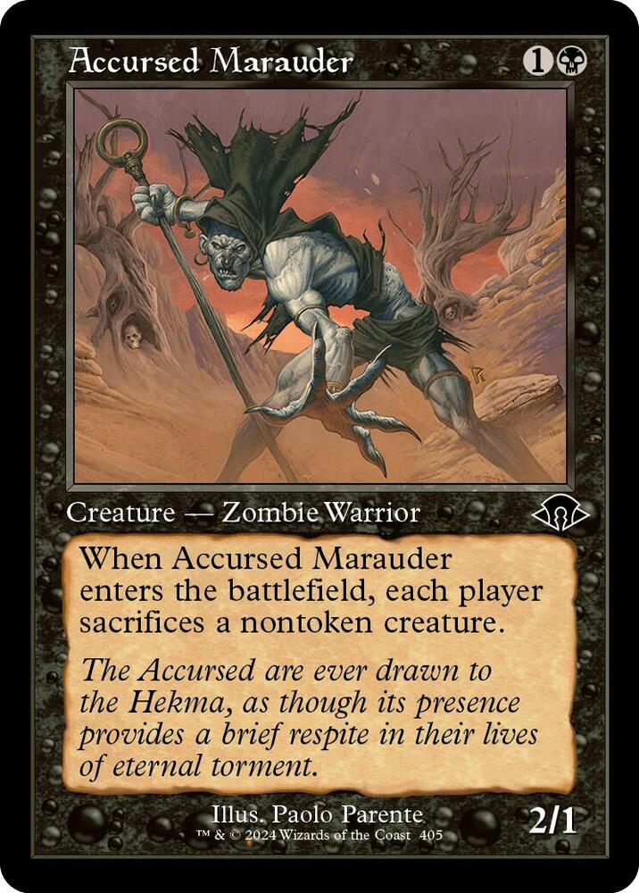 Accursed Marauder (Retro Frame) [Modern Horizons 3] 405