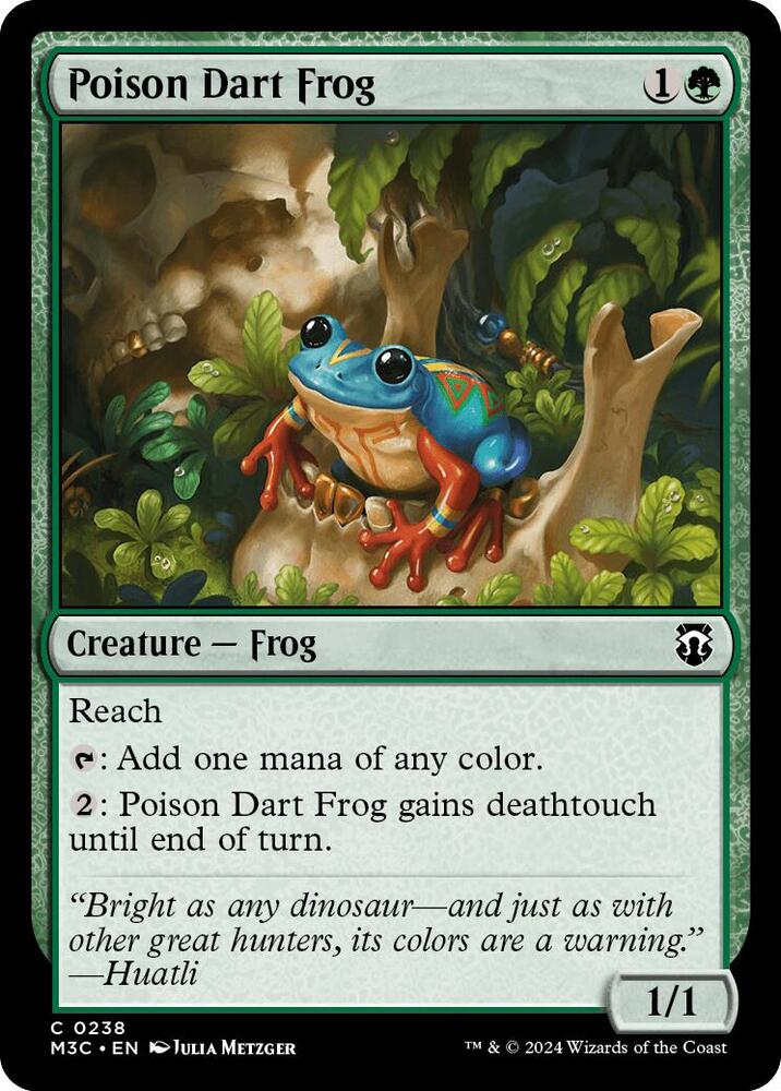 Poison Dart Frog [Commander: Modern Horizons 3] 238