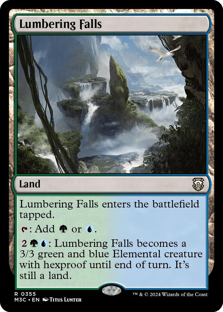 Lumbering Falls [Commander: Modern Horizons 3] 355