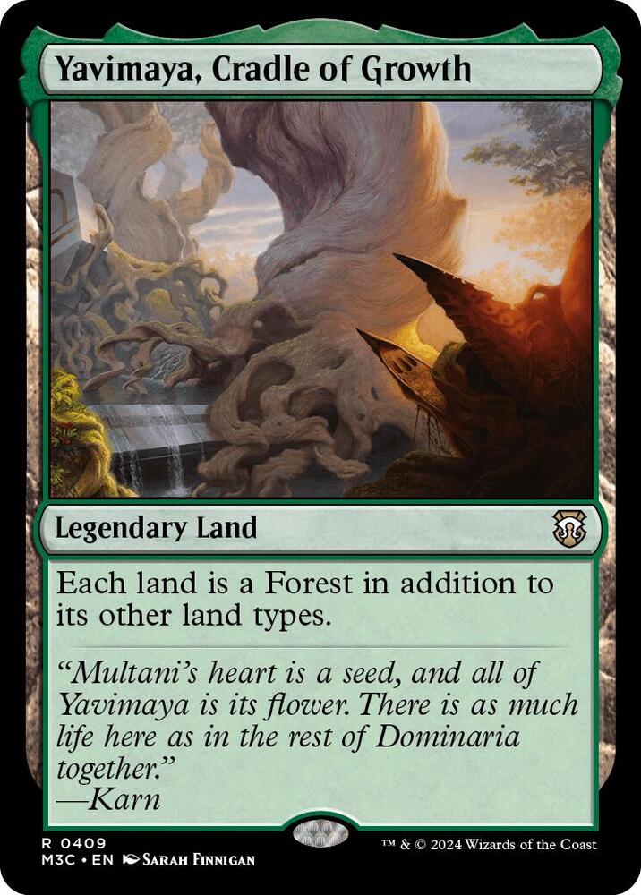 Yavimaya, Cradle of Growth [Commander: Modern Horizons 3] 409