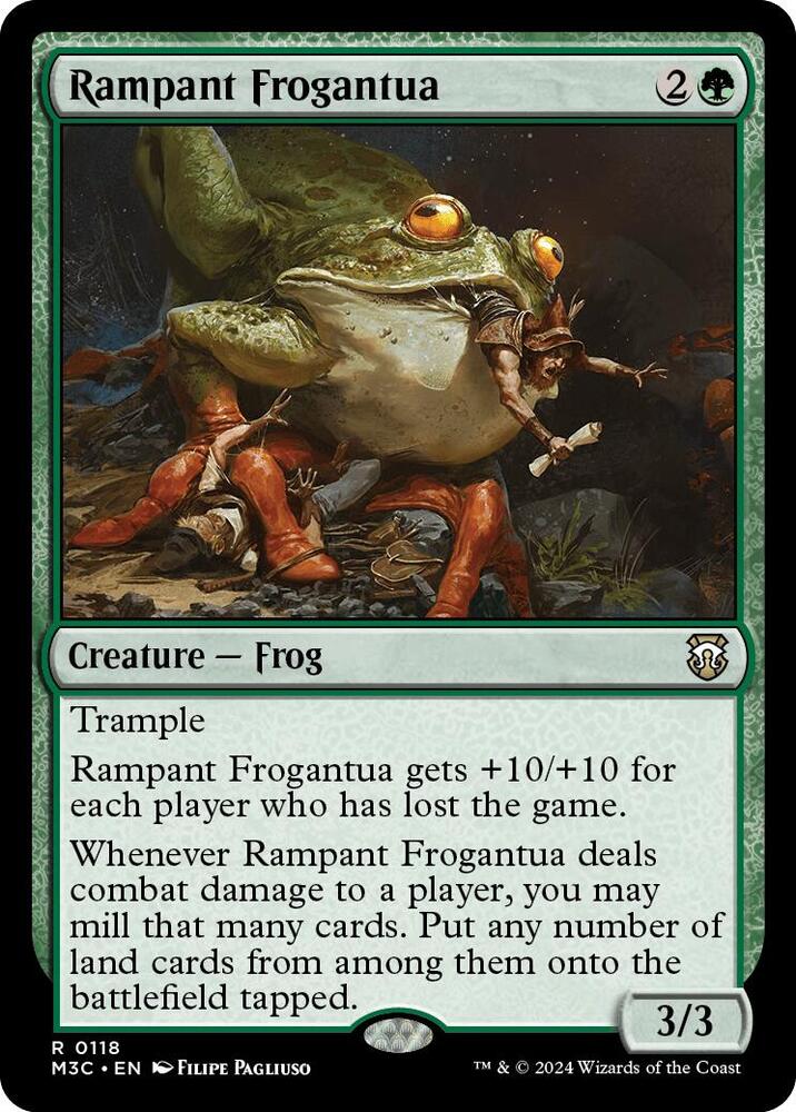 Rampant Frogantua [Commander: Modern Horizons 3] 118