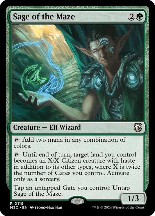 Sage of the Maze [Commander: Modern Horizons 3] 119