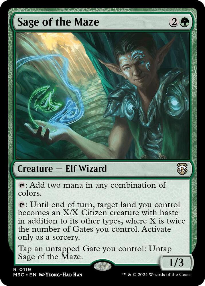 Sage of the Maze [Commander: Modern Horizons 3] 119