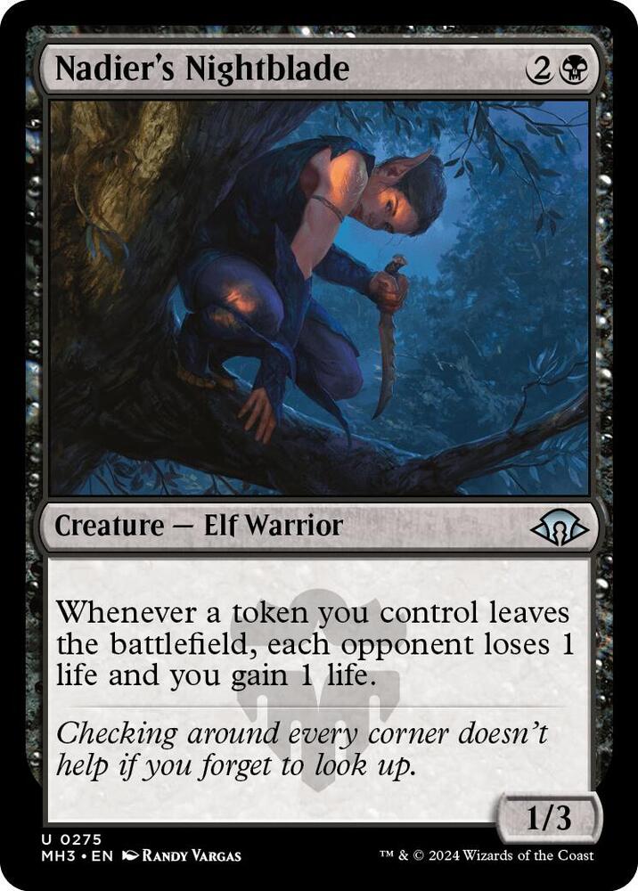 Nadier's Nightblade [Modern Horizons 3] 275