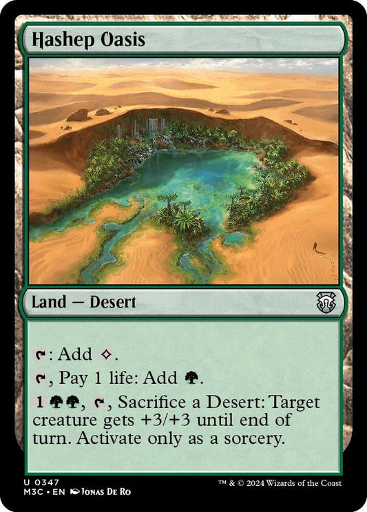 Hashep Oasis [Commander: Modern Horizons 3] 347