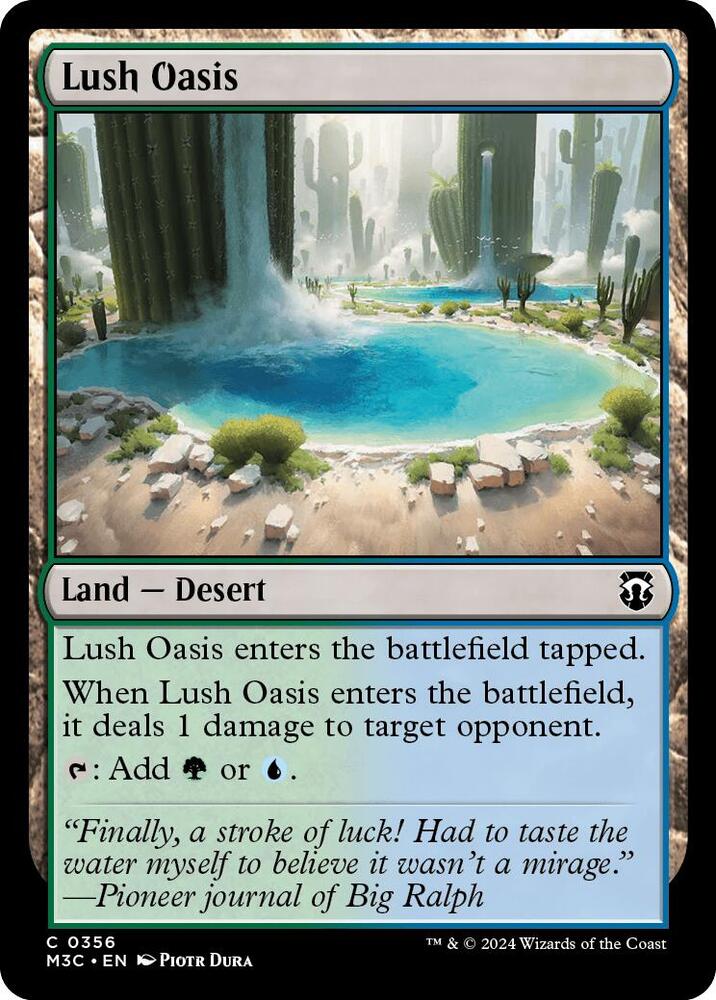 Lush Oasis [Commander: Modern Horizons 3] 356