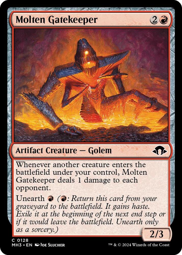 Molten Gatekeeper [Modern Horizons 3] 128