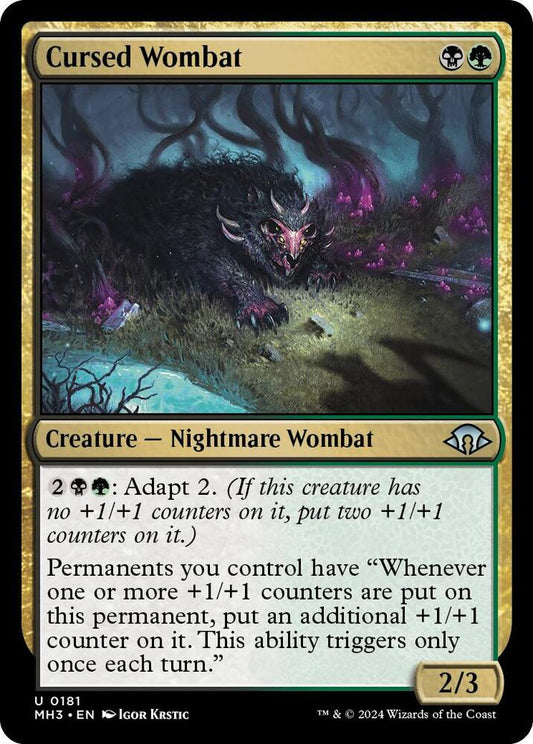Cursed Wombat [Modern Horizons 3] 181