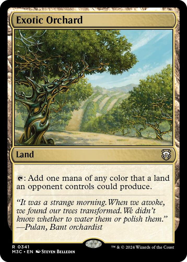 Exotic Orchard (Ripple Foil) [Commander: Modern Horizons 3] 341