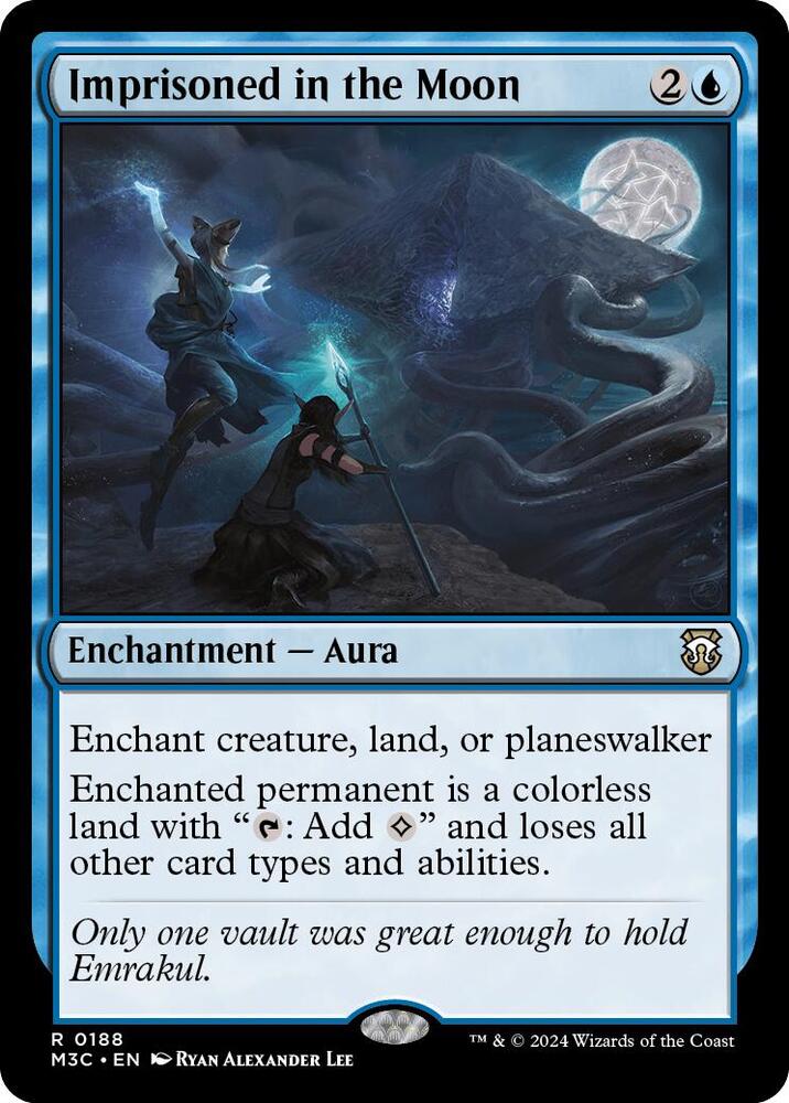 Imprisoned in the Moon (Ripple Foil) [Commander: Modern Horizons 3] 188