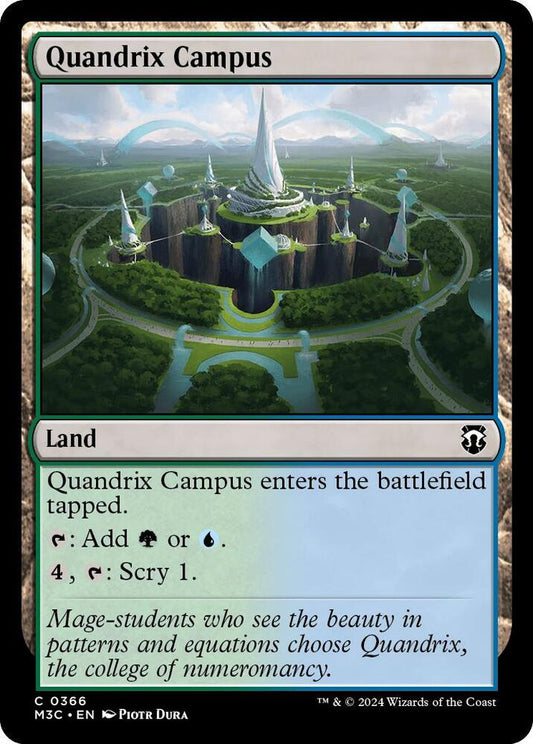 Quandrix Campus (Ripple Foil) [Commander: Modern Horizons 3] 366