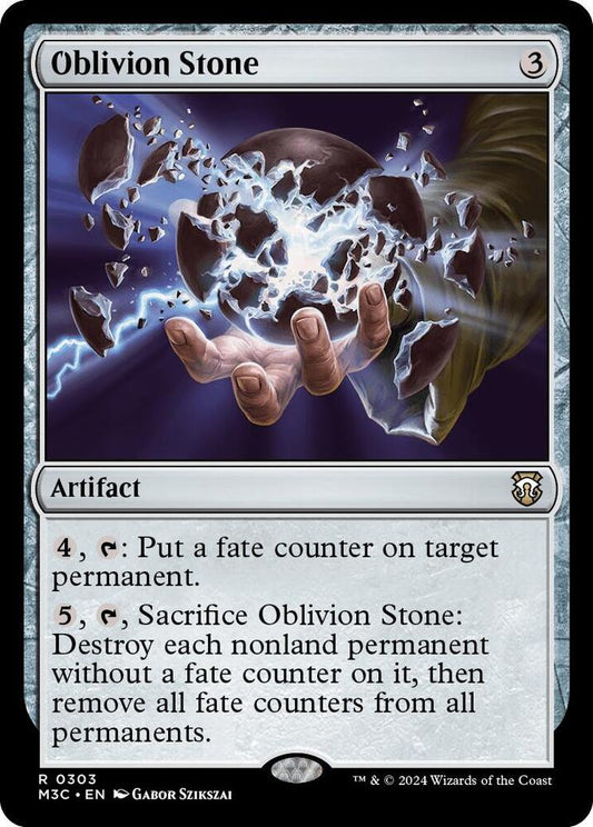 Oblivion Stone (Ripple Foil) [Commander: Modern Horizons 3] 303