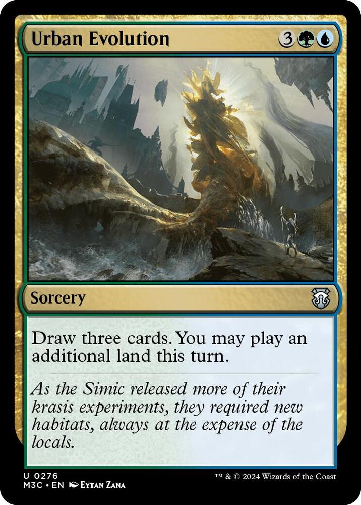Urban Evolution (Ripple Foil) [Commander: Modern Horizons 3] 276
