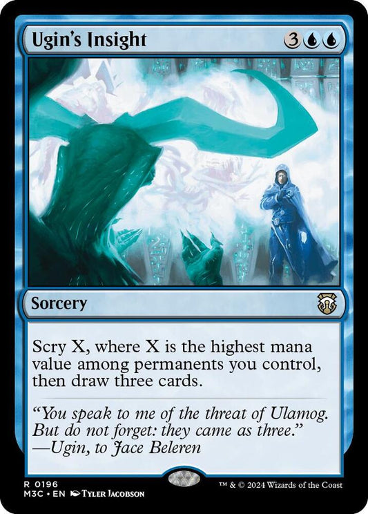Ugin's Insight (Ripple Foil) [Commander: Modern Horizons 3] 196