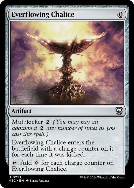 Everflowing Chalice (Ripple Foil) [Commander: Modern Horizons 3] 291