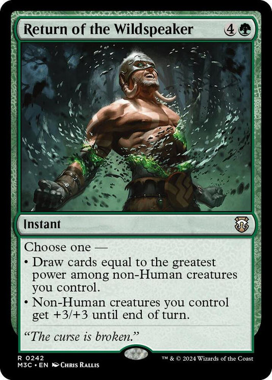 Return of the Wildspeaker (Ripple Foil) [Commander: Modern Horizons 3] 242