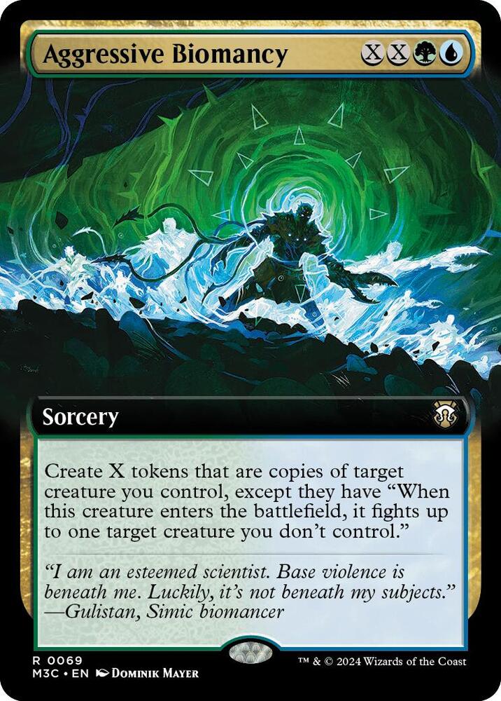 Aggressive Biomancy (Extended Art) [Commander: Modern Horizons 3] 69