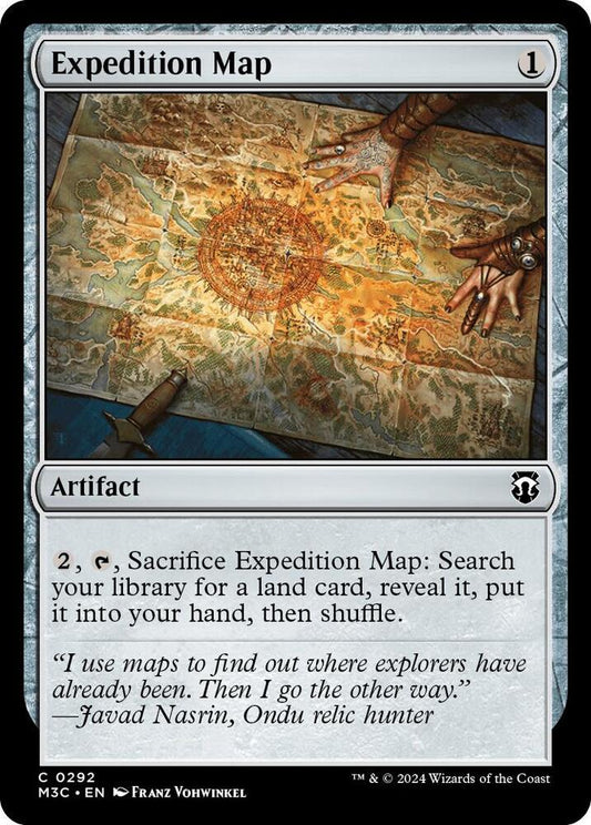 Expedition Map (Ripple Foil) [Commander: Modern Horizons 3] 292