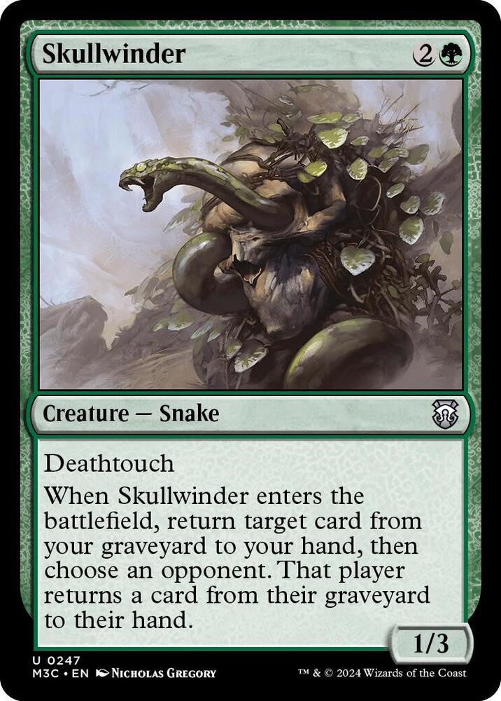 Skullwinder (Ripple Foil) [Commander: Modern Horizons 3] 247