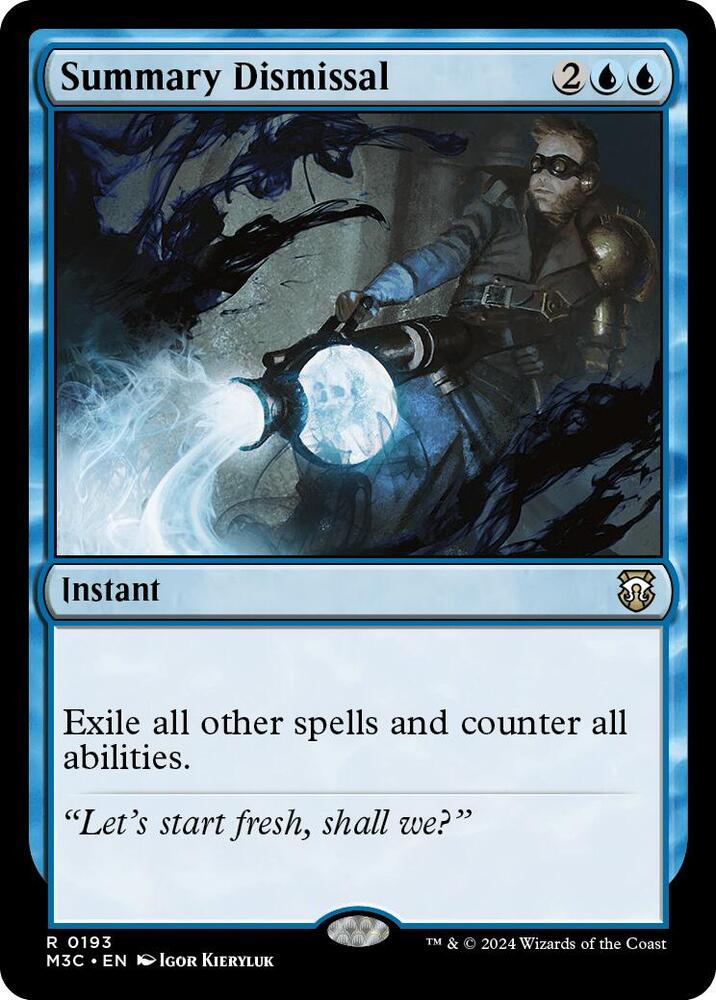 Summary Dismissal (Ripple Foil) [Commander: Modern Horizons 3] 193