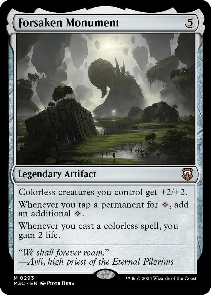 Forsaken Monument (Ripple Foil) [Commander: Modern Horizons 3] 293