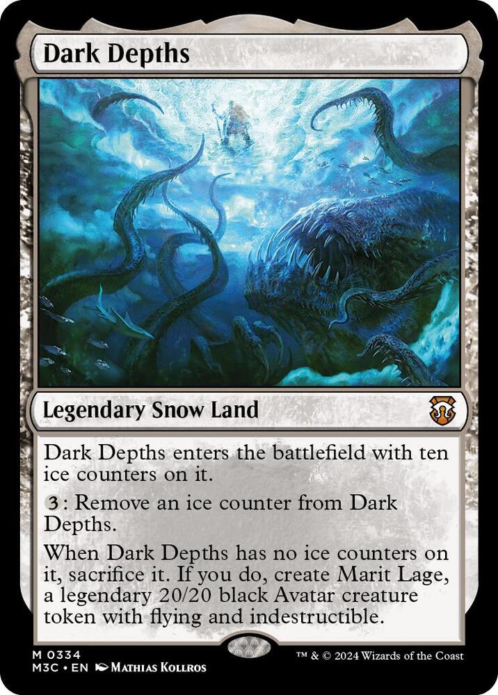 Dark Depths (Ripple Foil) [Commander: Modern Horizons 3] 334