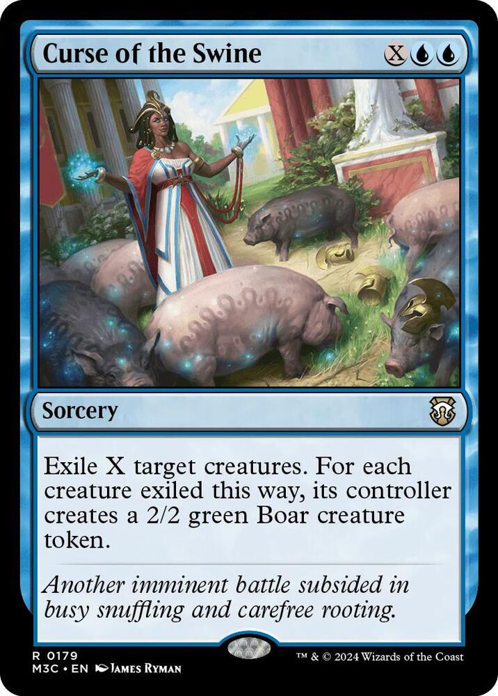 Curse of the Swine (Ripple Foil) [Commander: Modern Horizons 3] 179